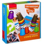 Обучающие игры Bondibon Настольная игра «СПРЯЧЬ КРОТА», BOX 25х7x25  см  ВВ2420