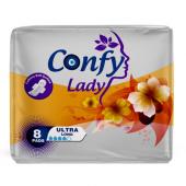 Прокладки гигиенические CONFY Lady ULTRA LONG, 8шт