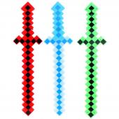 Меч интерактивный Майнкрафт 58см (свет и звук) 3 вида в ассорти. [цена за шт.] (WP-1742)