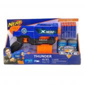 Бластер с мягкими пулями NERF X-Hero Thunder (7075)