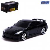 Машина металлическая nissan gt-r (r35),1:64, цвет чёрный матовый Автоград