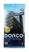 Станок для бритья одноразовый Dorco Twin Blade Fixed 2 лезвия, 6 шт.