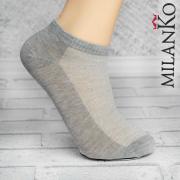 Мужские укороченные  носки в сетку MilanKo S-620
