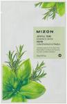 MIZON JOYFUL TIME ESSENCE Тканевая маска для лица с экстрактом зелёного чая, 23мл