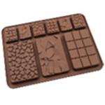 Форма силиконовая для шоколада 20,1*14,1*0,8см