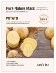 ANSKIN SECRISS PURE NATURE Тканевая маска для лица с экстрактом картофеля, 25г
