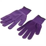 Перчатки нейлоновые "Классика" с ПВХ покрытием фиолетовые 8 р-р б/упак