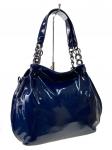 - Женская сумка из искусственной кожи, цвет синий
