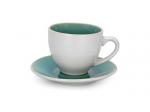 Чайная пара CELINE 230мл, цвет Лазурный (керамика) FISSMAN 6228