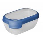 Емкость для морозилки и СВЧ GRAND CHEF 0.5л, прямоугольная (синяя крышка)