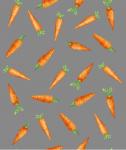 Полотенце 50*70 вафельное (Морковки)