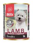 Blitz консервы для собак всех пород и возрастов Ягненок с индейкой 200г Sensitive Блиц