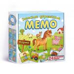 Деревянная Игра Мемо "Ферма" 24 дет. 8498