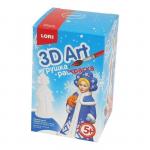 Набор ДТ 3D Art Игрушка-раскраска "Снегурочка с белочкой" Ир-018 Lori