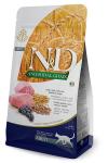 Farmina ND CAT Low Grain корм для кошек Ягненок и черника 1,5кг Lamb&Blueberry 21595 Фармина