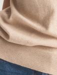 Базовый свитер из хлопка с коротким рукавом