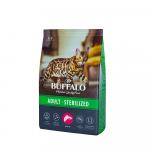 Mr.Buffalo STERILIZED Сухой корм для кошек (лосось) 1,8 кг АГ