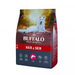 Mr.Buffalo HAIR & SKIN CARE Сухой корм для собак средних и крупных пород (лосось) 2  кг АГ