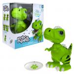 1TOY игрушка интерактивная Robo Pets Динозавр Т-РЕКС зеленый, ИК пульт, свет, звук
