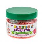 Plastic Fantastic. Гранулированный пластик 95 г, розовый с аксессуарами в баночке 5,7хD7  см.