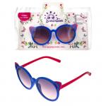 Lukky Fashion Солнцезащитные очки для детей "Кошечка",оправа синяя с красным