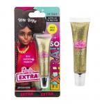 Barbie Extra Lukky гель для волос и тела с блёстками, золотой,13 мл, блистер