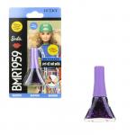 Barbie BMR1959 Lukky Лак для ногтей цвет Фиолетовый с блестками, блистер, объем 5,5 мл.