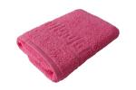 Полотенце махровое ярко-розовое, Греческая кайма