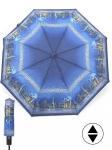 Зонт женский ТриСлона-880/L 3880,  R=55см,  суперавт;  8спиц,  3слож,  синий  (Мегаполис)  248451