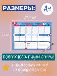РАСПИСАНИЕ УРОКОВ ЛАМИНИРОВАННОЕ "ТИК-ТОК" 21х30 см (2727)
