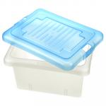 Контейнер для хранения пластмассовый "Darel-box" 5л, 27х20х15см, синий (Россия)
