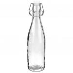 Бутылка стеклянная бугельная крышка "Кристалл" 0,5л h27см, д/горла 2см, форма круглая (д/основания 6см) (Китай)