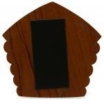 Магнит деревянный 6х8,5х0,5 см "Счастья в дом, домовенок" (Россия)