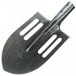 Лопата штыковая из рельсовой стали, остроконечная, облегченная 28х22 см, без черенка, тулейка д40 мм, серый (Россия)