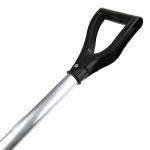 Черенок алюминиевый д32 мм, для снеговых лопат, h100 см, пластмассовая ручка-V (Россия)
