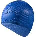 B31519-1 Шапочка для плавания силиконовая Bubble Cap (синяя)