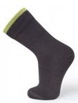 NORVEG Dry Feet Носки детские цвет коричневый с зеленой полосой