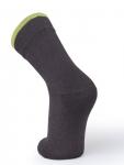 NORVEG Dry Feet Носки детские цвет коричневый с зеленой полосой