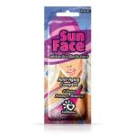 Крем для загара  “Sun Face” для лица  с экстрактом чёрного и зелёного чая, 4-компонентный бронзатор, 15 мл. 8820