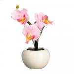 LADECOR Светильник в виде орхидей в керамическом горшке, 12,2x12,2x19см, 1хCR2032, 2 цвета