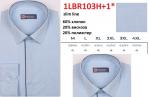 1LBR103H+1* БК (M-4XL) Сорочка мужская полупритал. дл. рукав, BROSTEM