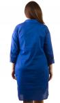 Платье-рубашка женское с принтом 253094, размер 48,50,52,54
