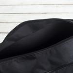 Сумка спортивная sport- dress code на молнии, наружный карман, цвет чёрный NAZAMOK