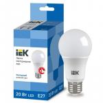 Лампа светодиодная IEK ECO A60 LLE-A60-20-230-65-E27 20Вт 230В 6500К E27
