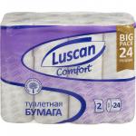 Бумага туалетная Luscan Comfort 2сл бел 100%цел втул 20,04м 167л 24 шт/уп