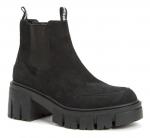 KEDDO черный иск. нубук/текстиль женские ботинки (О-З 2022)
