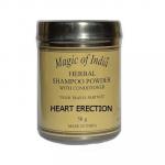Волнение Сердца сухой травяной шампунь (Heart Erection Shampoo Powder Magic of India) 50г
