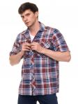 Мужская рубашка шотландка К/Р ЛК1852