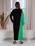 Длинное платье из футера ЕТП160З