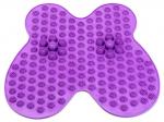 KZ 0450 Коврик массажный рефлексологический для ног «РЕЛАКС МИ» фиолетовый (Reflexology mat Futzuki violet)